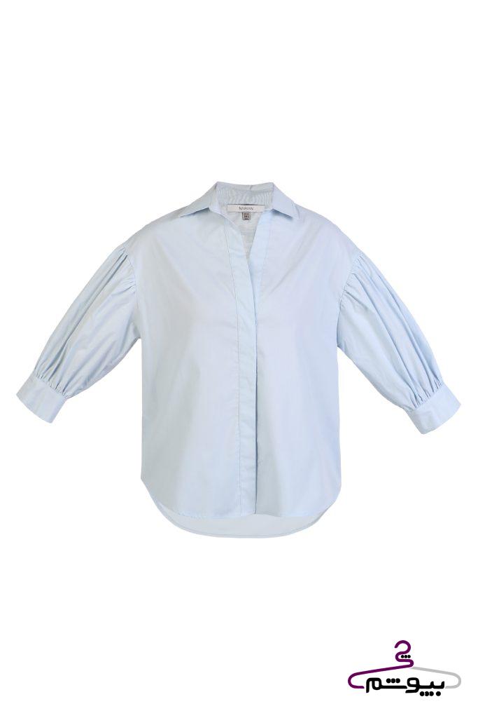 شومیز آستین پفی